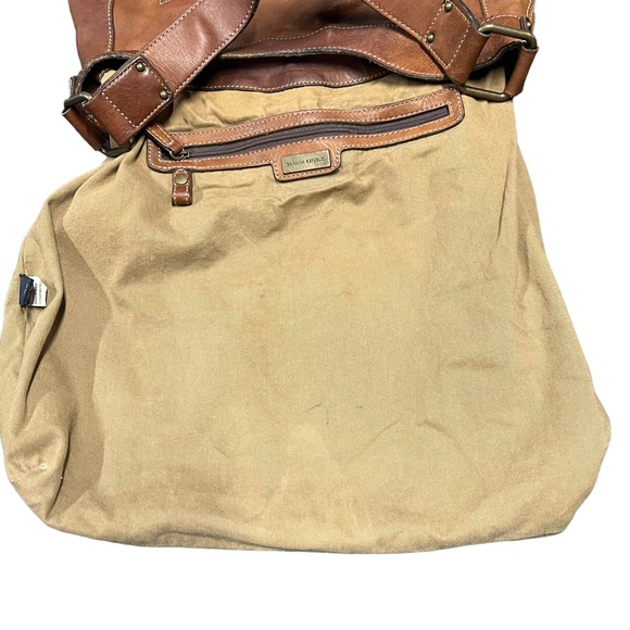 Banana Republic Ashbury Large Leather Shoulder Bag Hobo - Picture 11 of 13